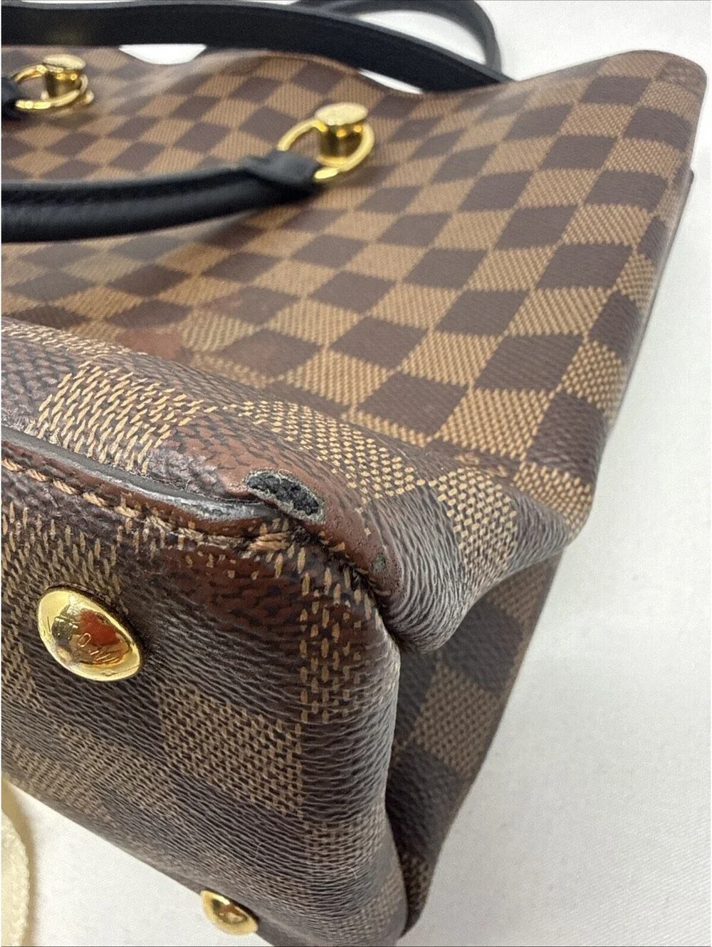 Louis Vuitton LV Riverside Damier Ebene  Top Handle Bag